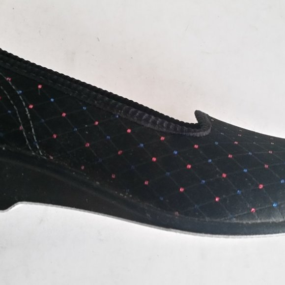 New Women's FOAMTREADS ALLURE black slippers - Picture 5 of 12